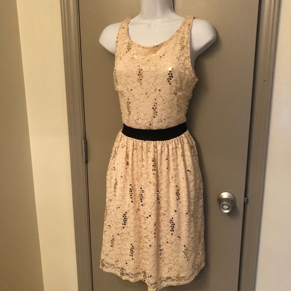 ModCloth Champagne Bubbles dress - Picture 2 of 4